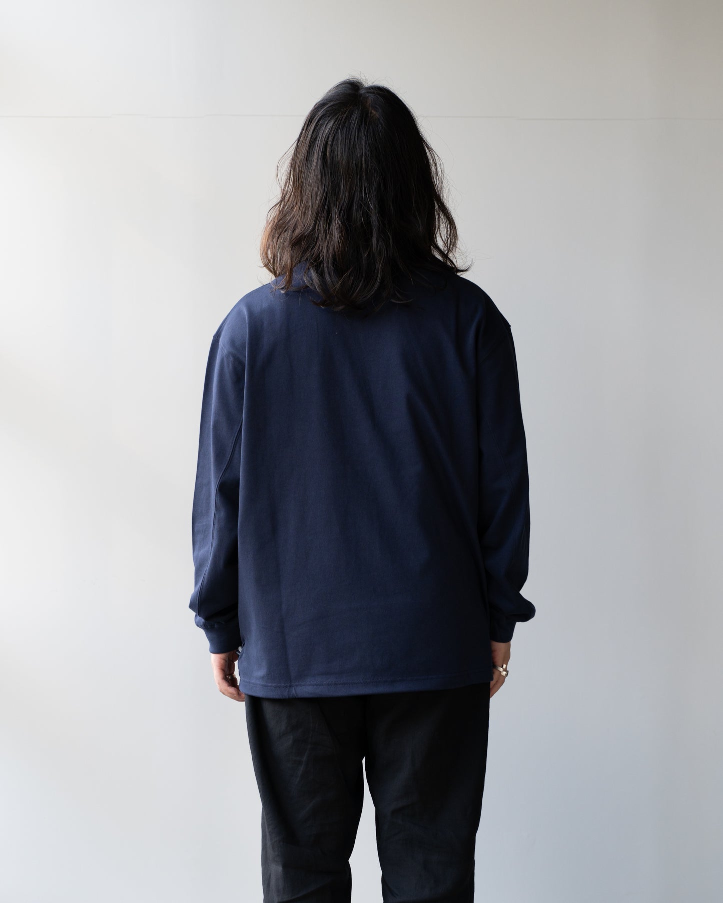 CREATOR CREW NECK L/S T-SHIRT - NAVY