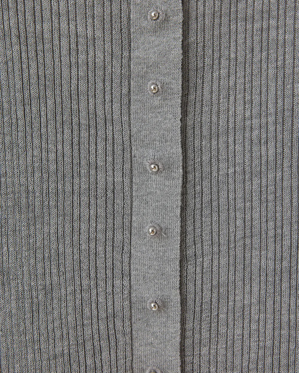 KNIT POLO SHIRT - GRAY