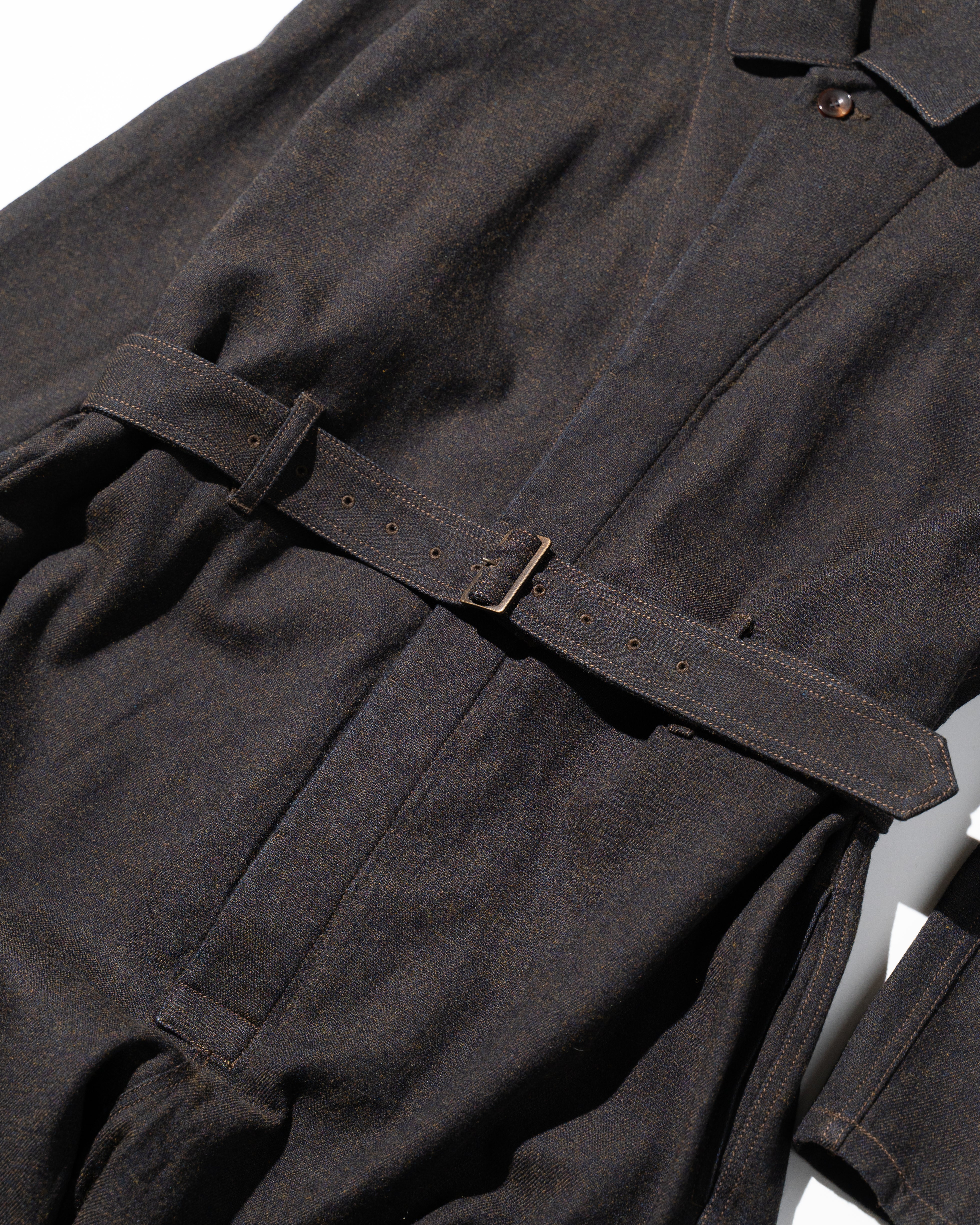Nomàt (ノマット) JUMP SUIT C/W DENIM DARK BROWN | HAKU公式通販