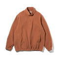 BRUSHED WOOL PULLOVER - ORANGE