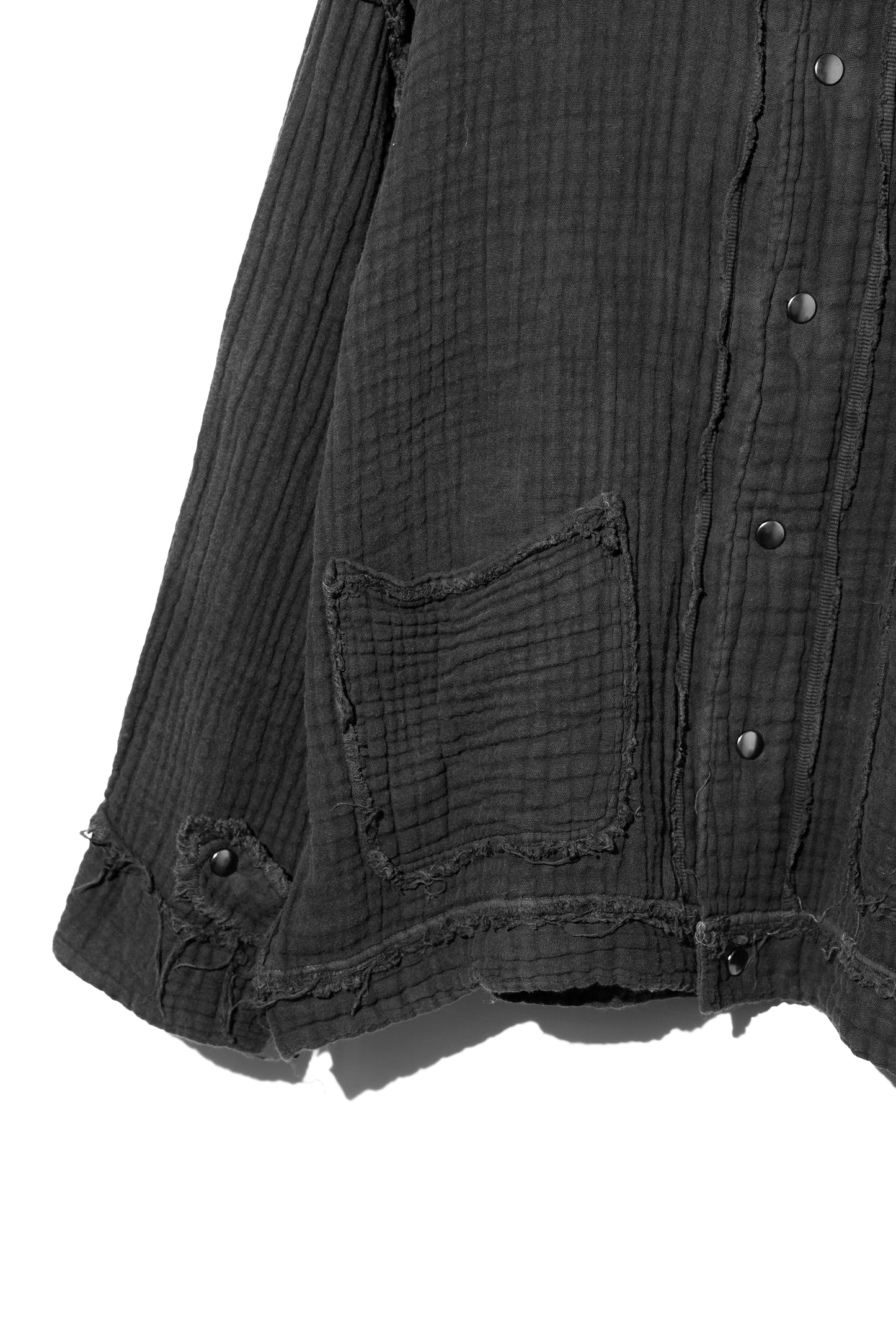 CREPON 4GAUZE COVERALL JACKET - SUMI