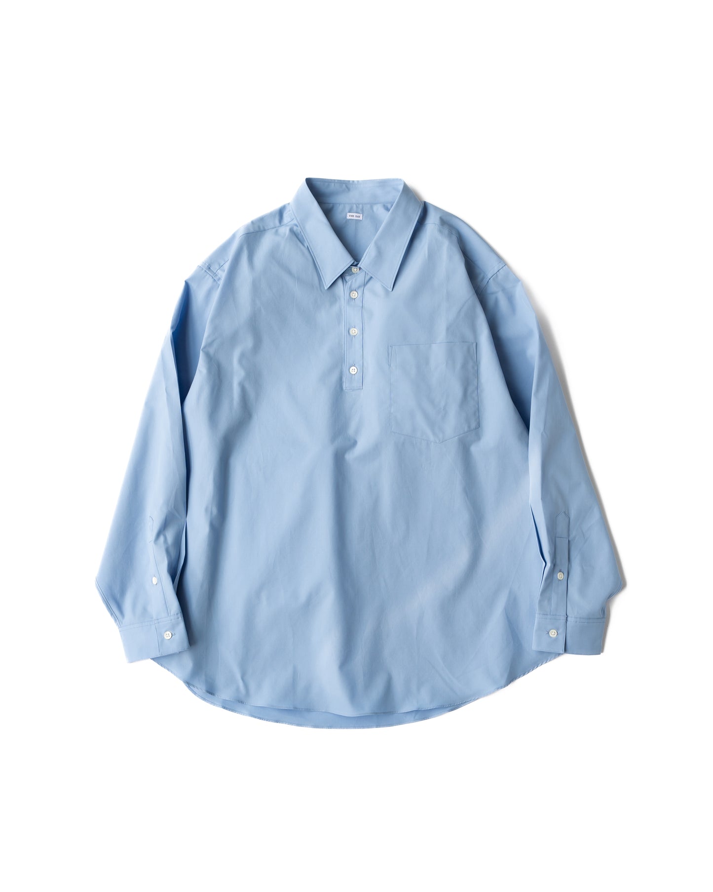 PULL OVER POLO SHIRT - LIGHT BLUE