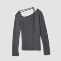WOOL NECK CHOKER P/O - GRAY