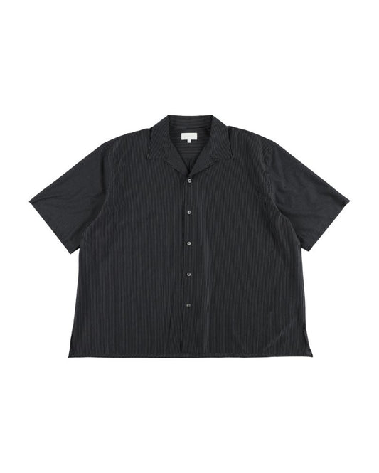 46G STRIPE ETHER SHIRT - BLACK