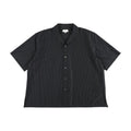 46G STRIPE ETHER SHIRT - BLACK