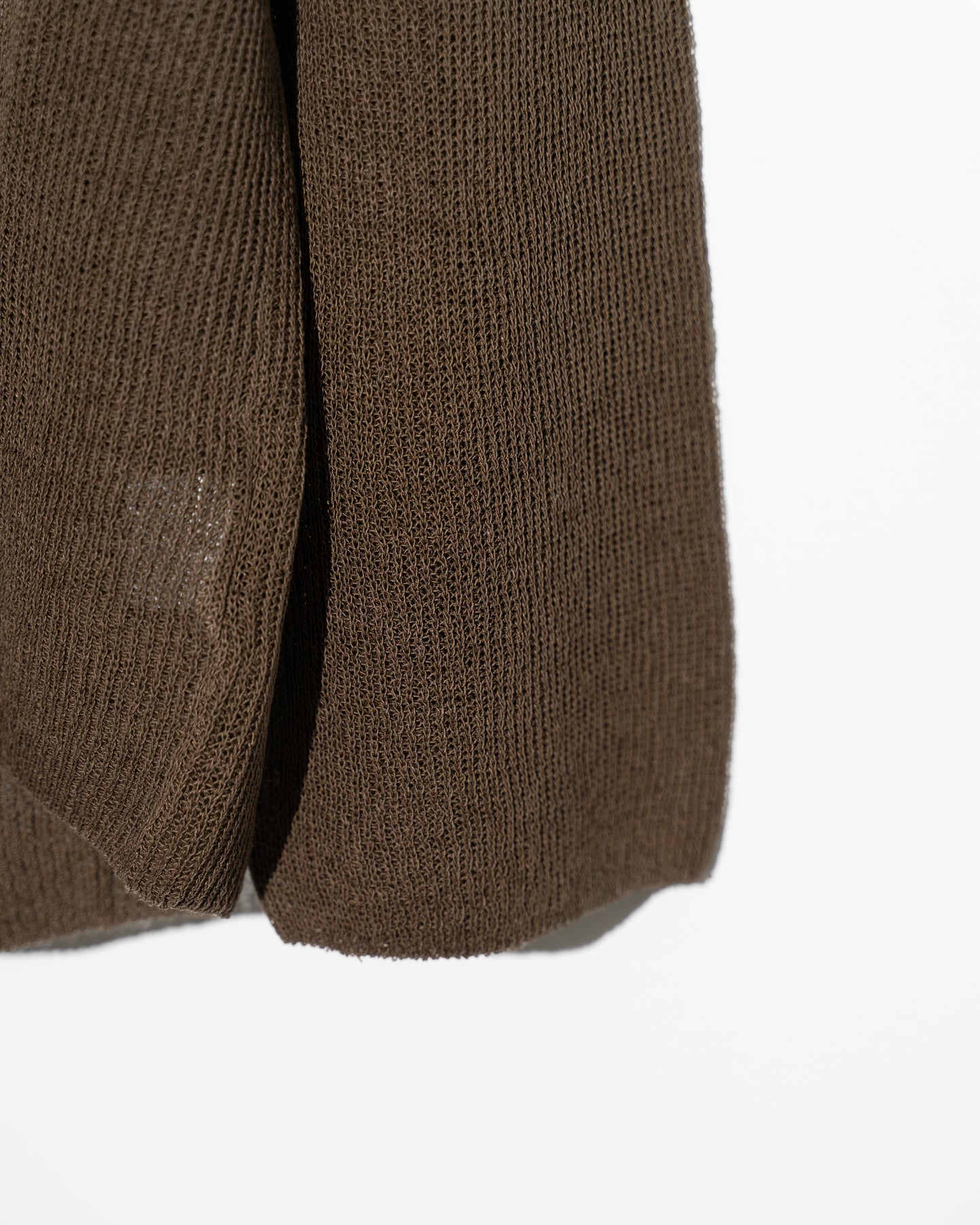 DEEP V WIDE KNIT - KHAKI