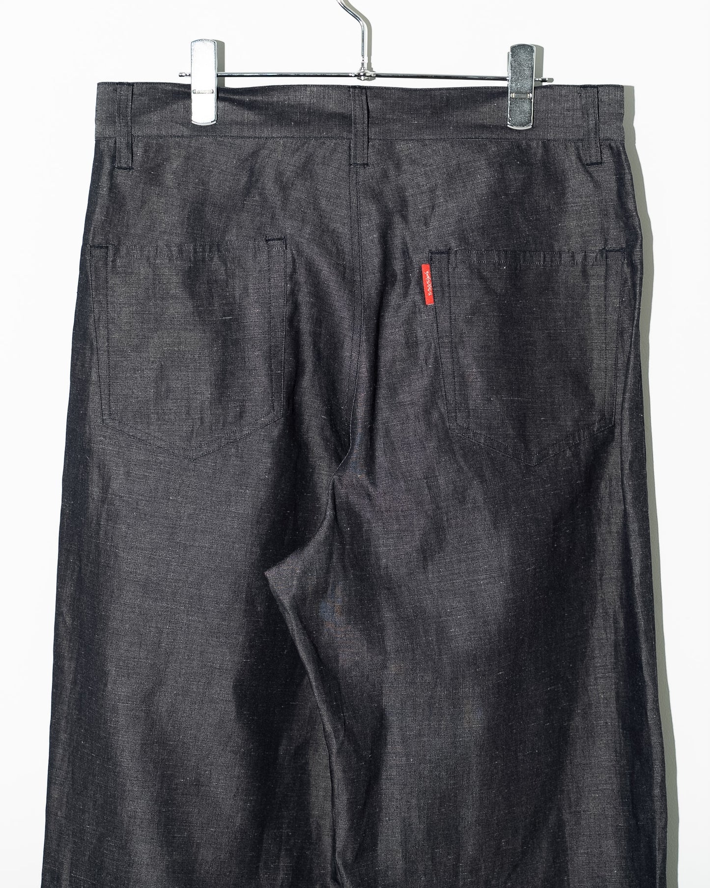 CONTOUR 5 TROUSERS - ED. INDIGO LINEN BLEND