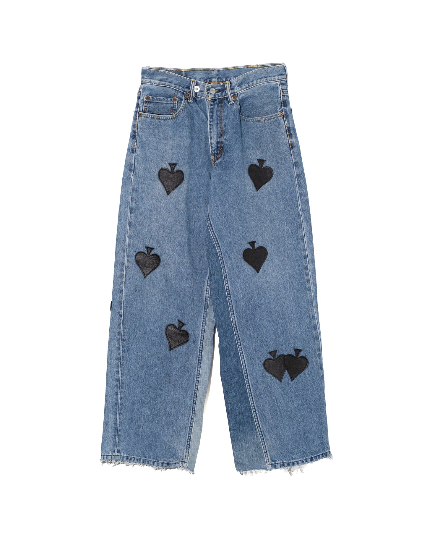 SPADE PATCH BAGGY REMAKE DENIM - BLUE