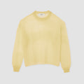 MOHAIR CREW NECK SWEATER - EGG