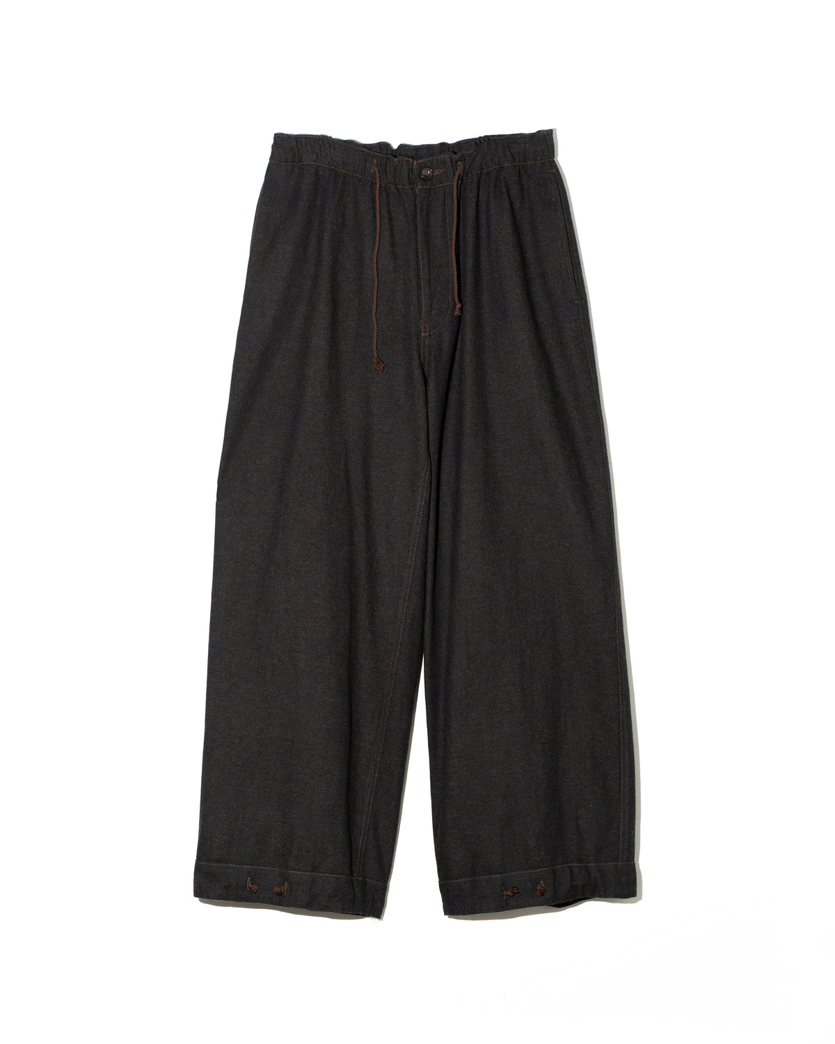 SNOW PT C/W DENIM - DARK BROWN