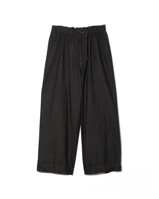 SNOW PT C/W DENIM - DARK BROWN