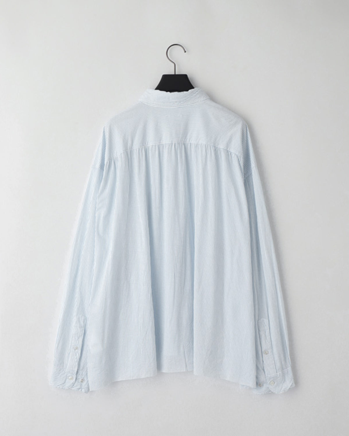 46G ARTISAN STRIPE SHIRT - WHITE BLUE DYE