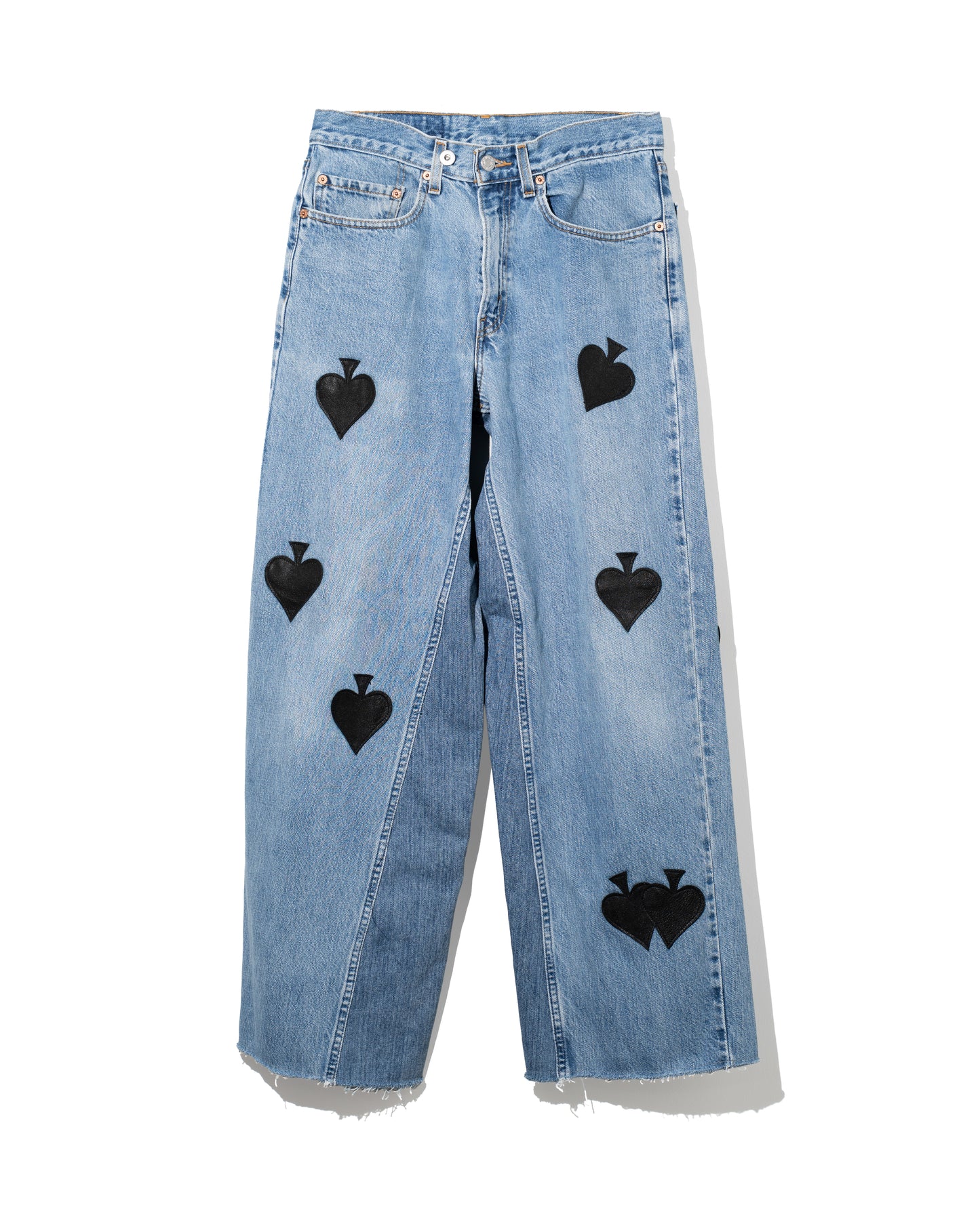 SPADE PATCH BAGGY REMAKE DENIM - BLUE