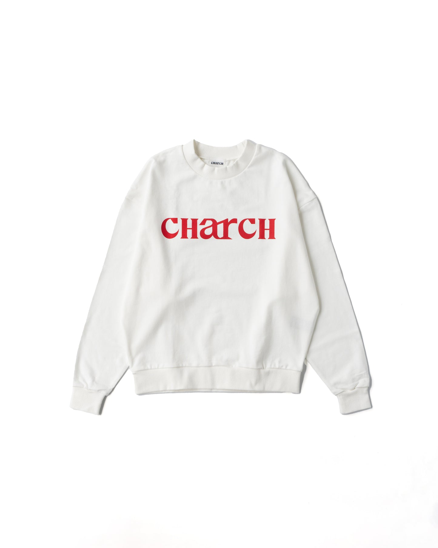 ICON LOGO REGULAR SWEAT TRAINER - WHITE