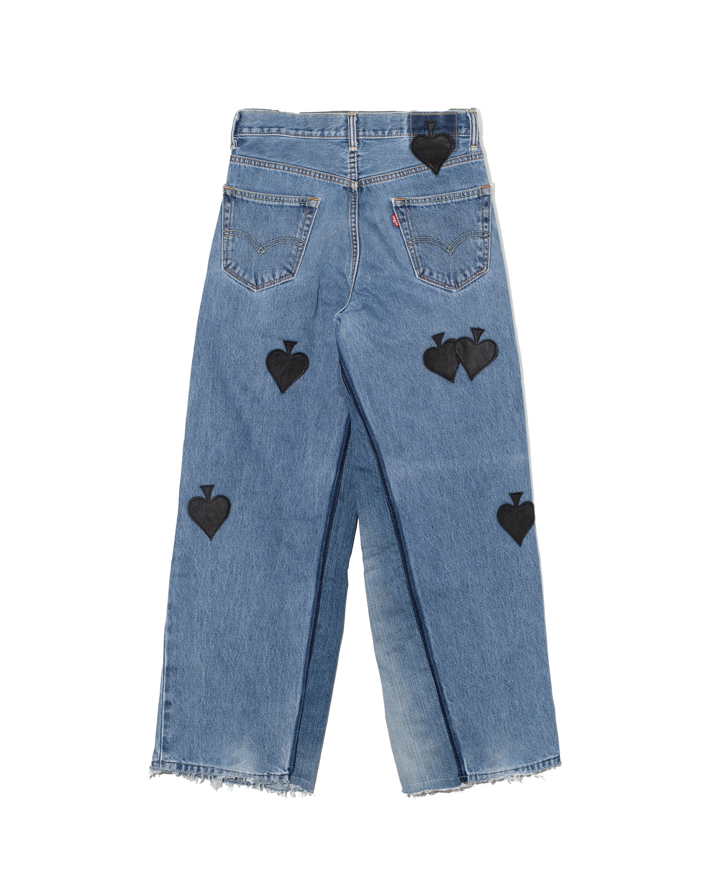 SPADE PATCH BAGGY REMAKE DENIM - BLUE