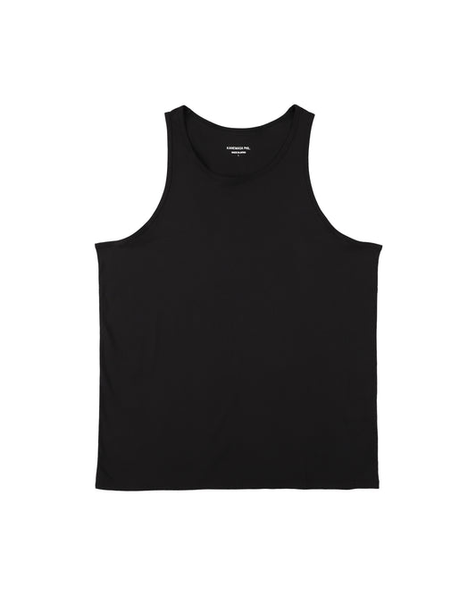 46G COTTON THIN PACK TANK - WHITE×BLACK