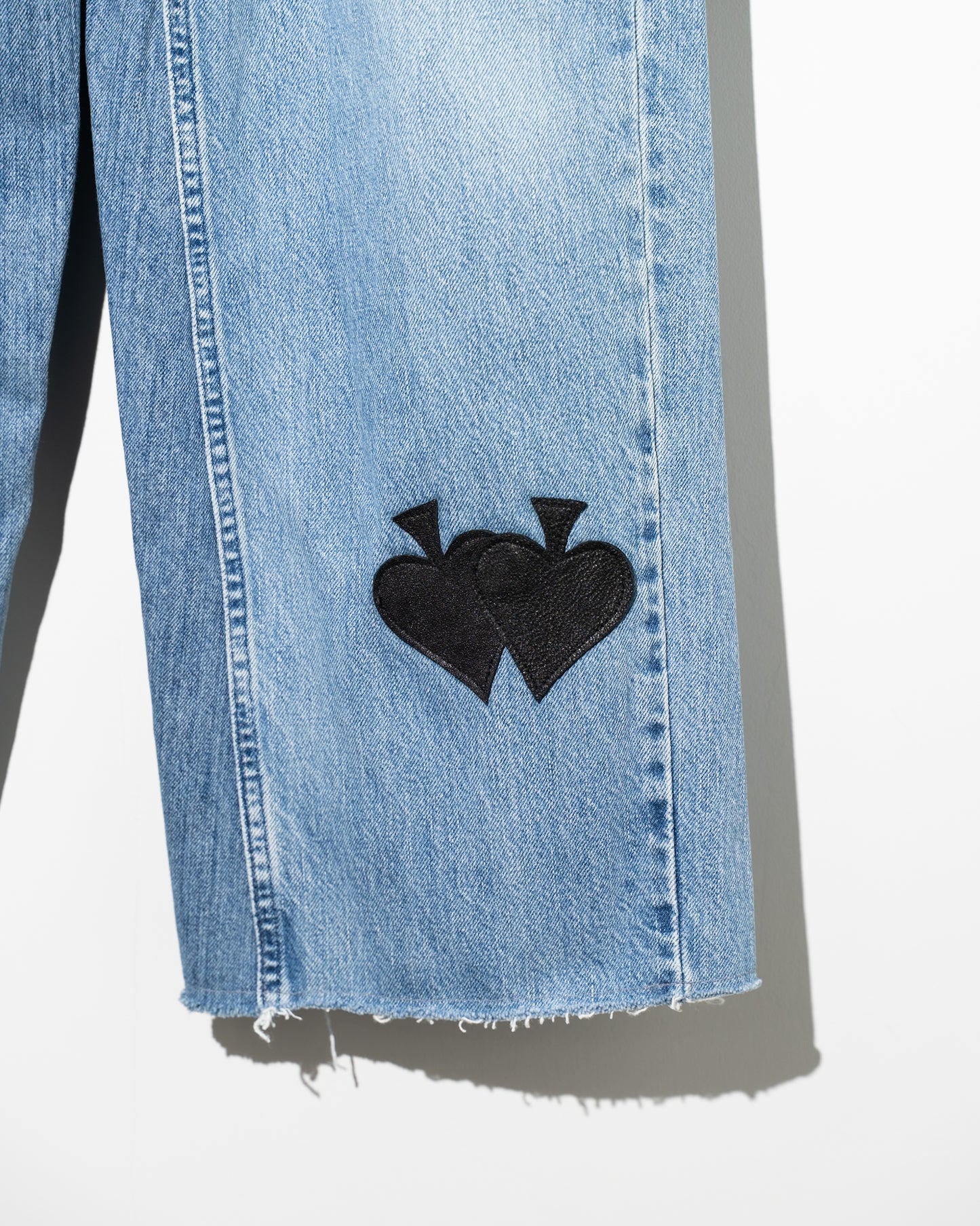 SPADE PATCH BAGGY REMAKE DENIM - BLUE