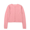 SLOUCHY BUTTON CARDIGAN - PINK