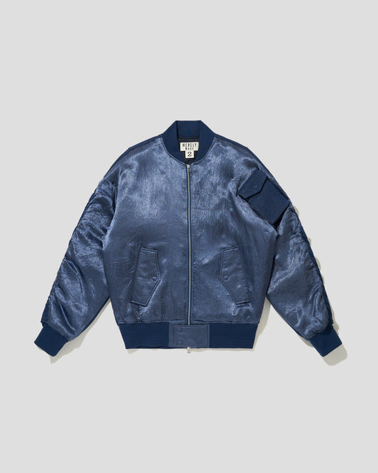 VINTAGE MA-1 JACKET - INDIGO BLUE