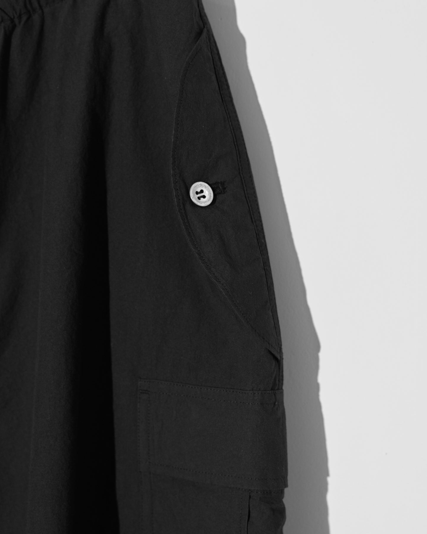 CARGO PT/COTTON - BLACK