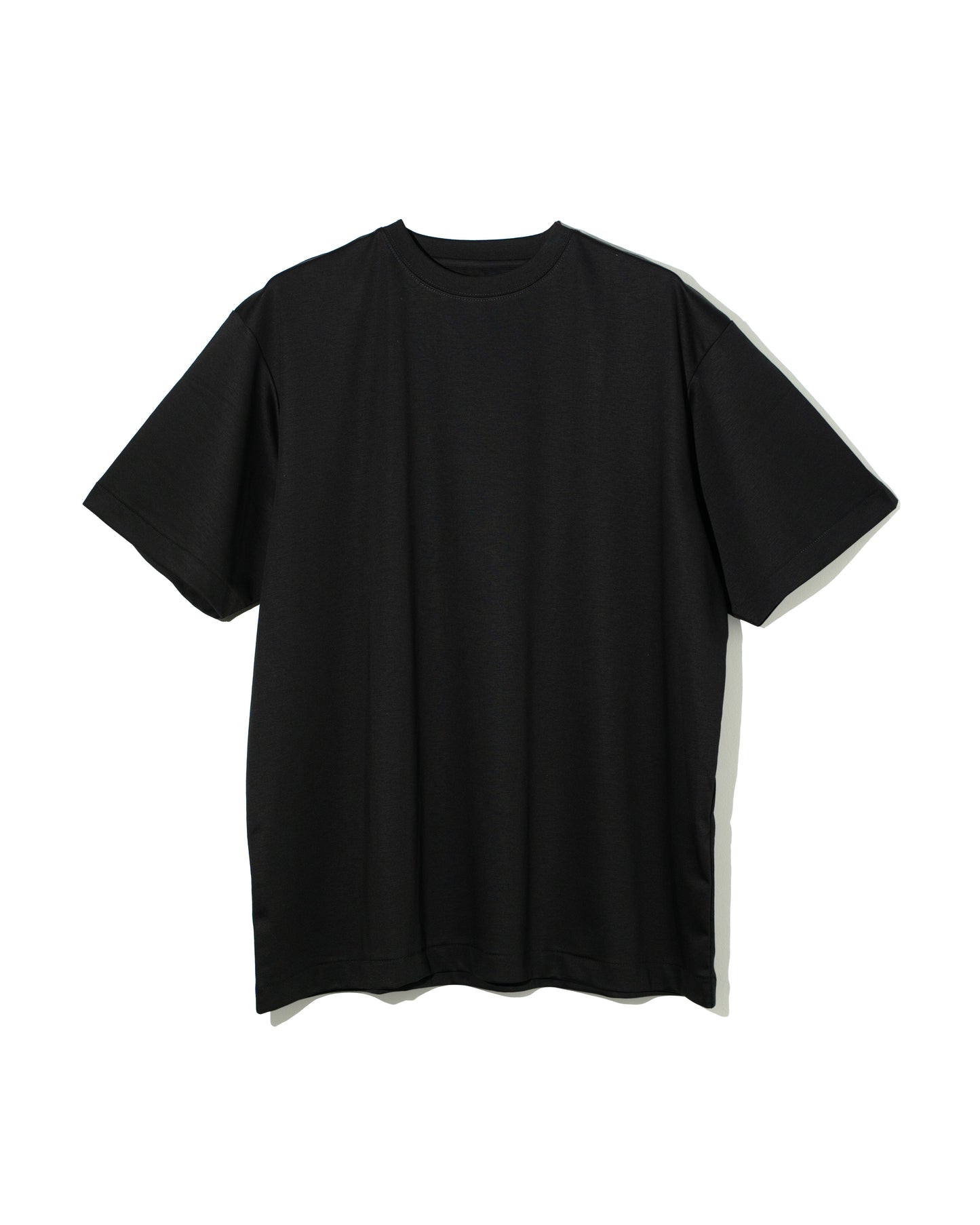 SUPIMA COTTON S/S T-SHIRT - BLACK