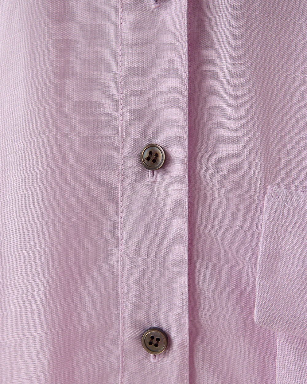 SHEER LINEN SHIRT - PINK