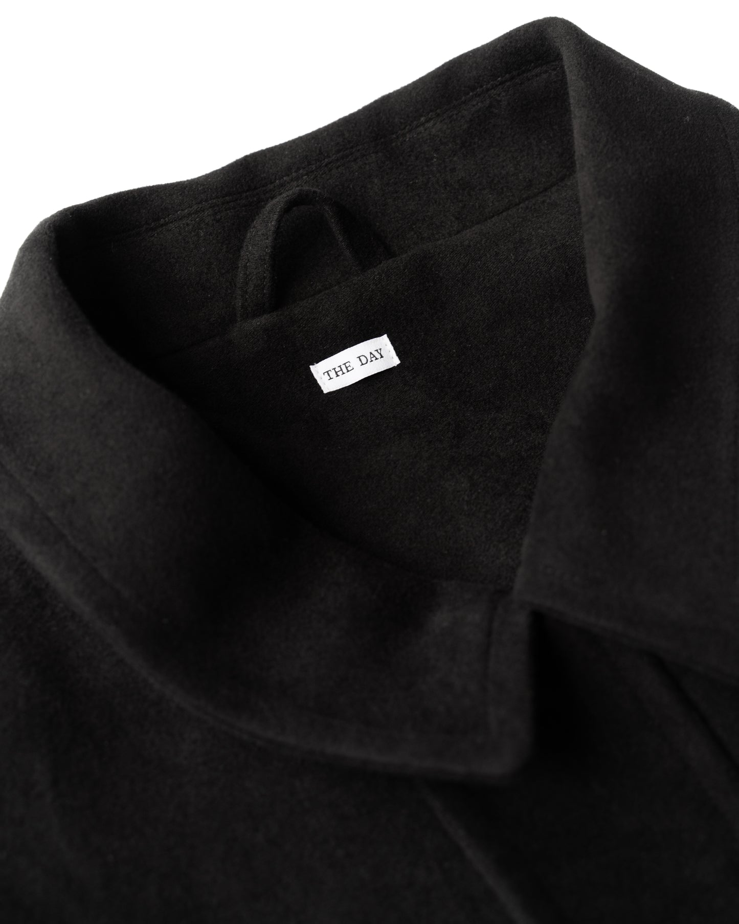 BRITISH MOLESKIN HARRINGTON JACKET - BLACK