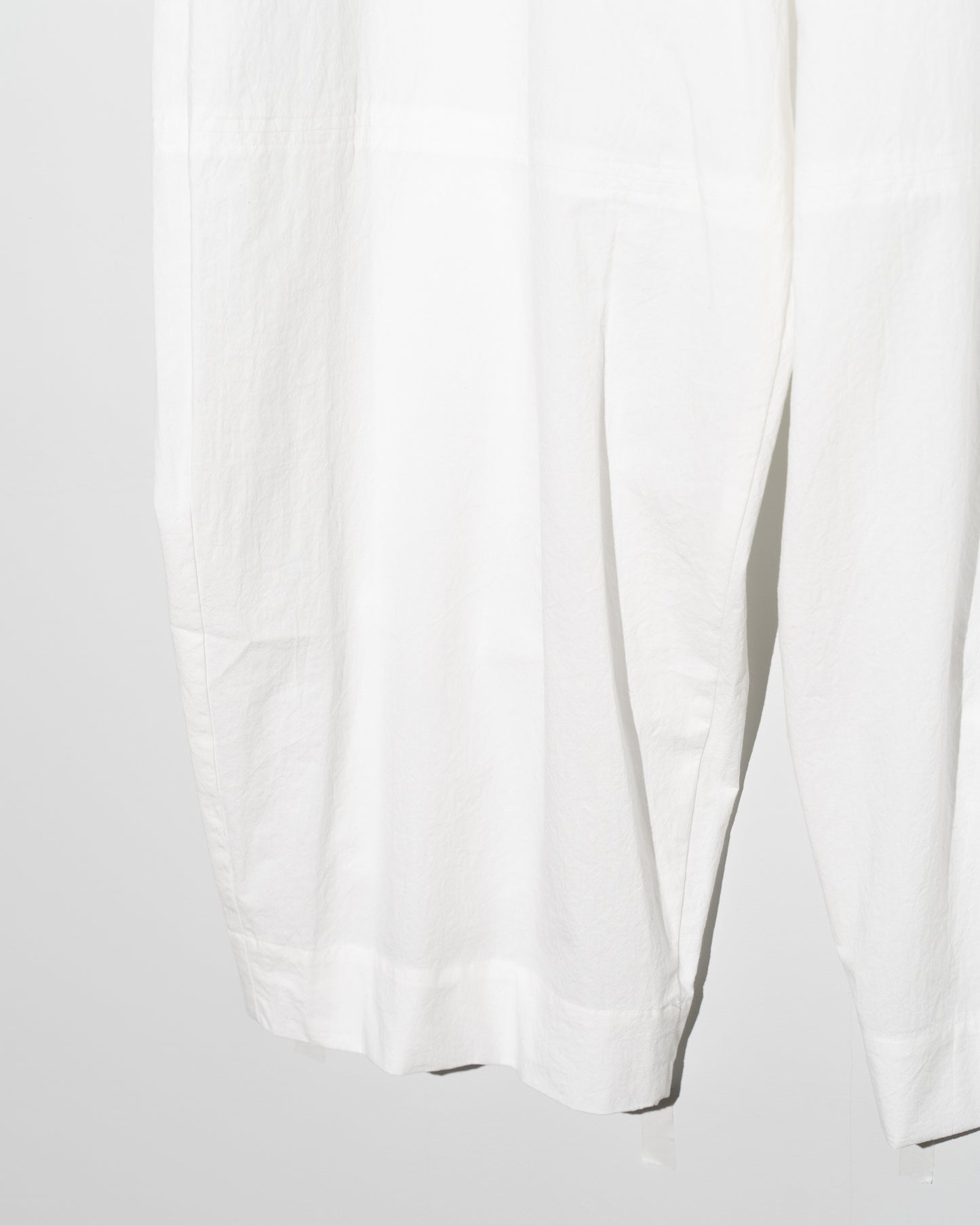 COTTON BALLOON PANTS (WOMEN'S) - WHITE