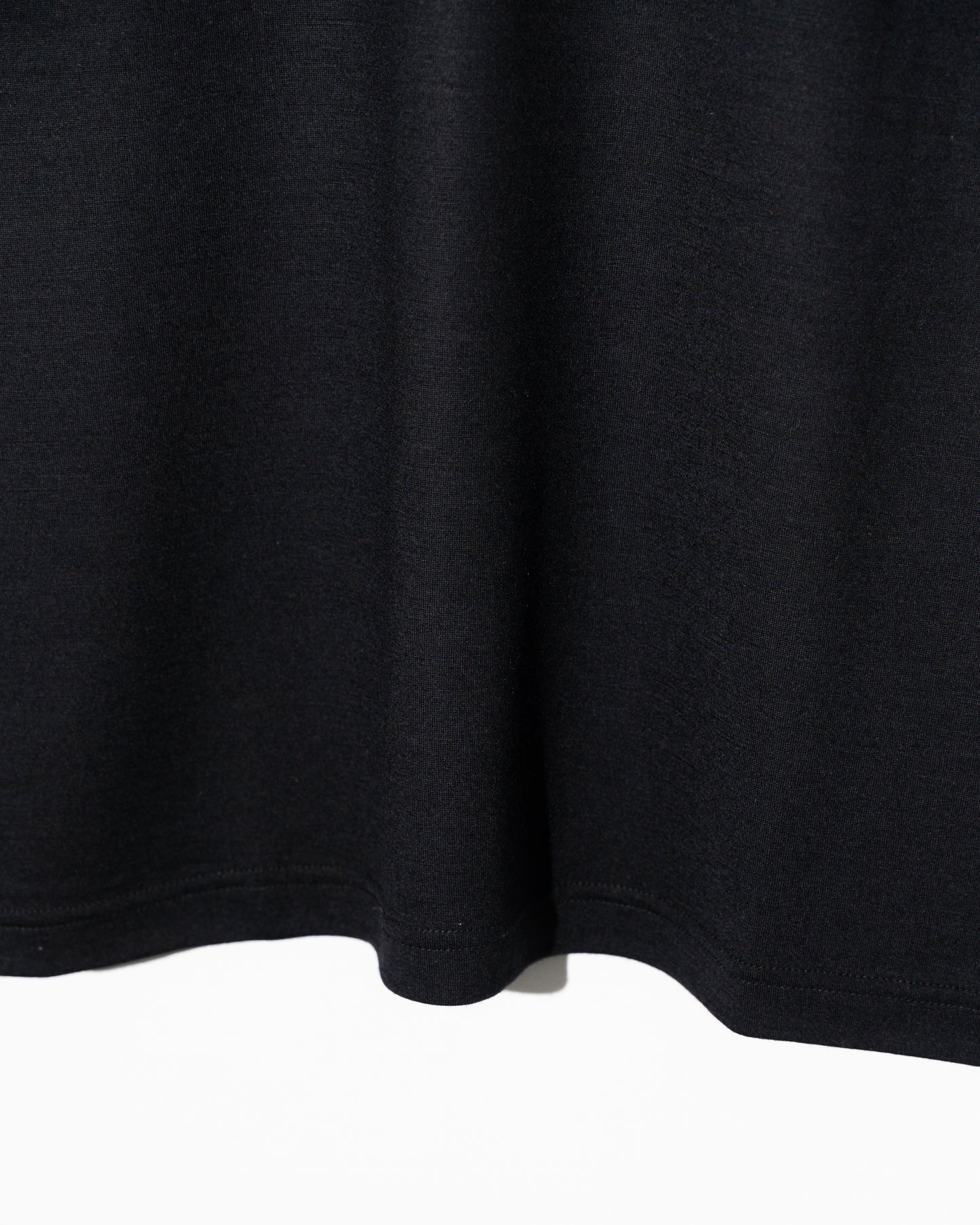 WOOL S/S T-SHIRT - BLACK