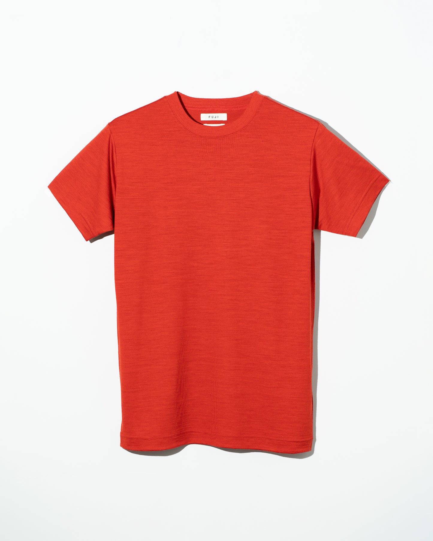 WOOL S/S T-SHIRT - RED