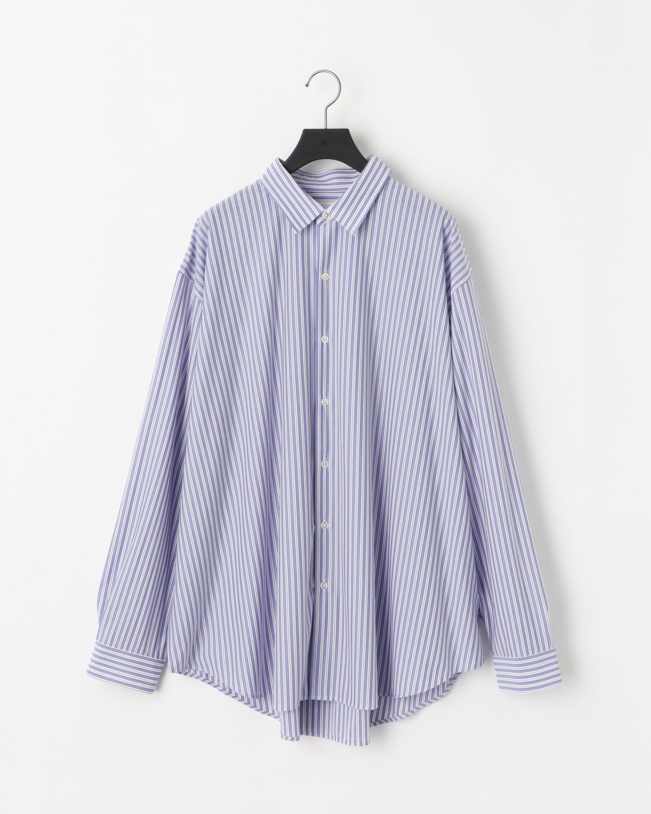 46G STRIPE ATMOSPHERE SHIRT - SAX BLACK
