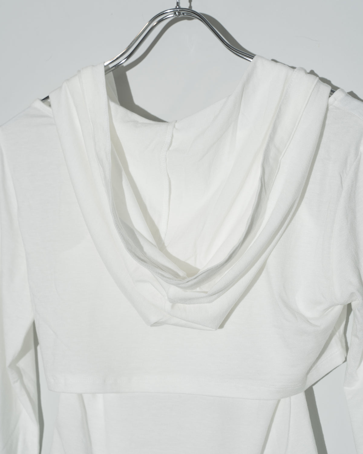HOODIE SET TOP - WHITE