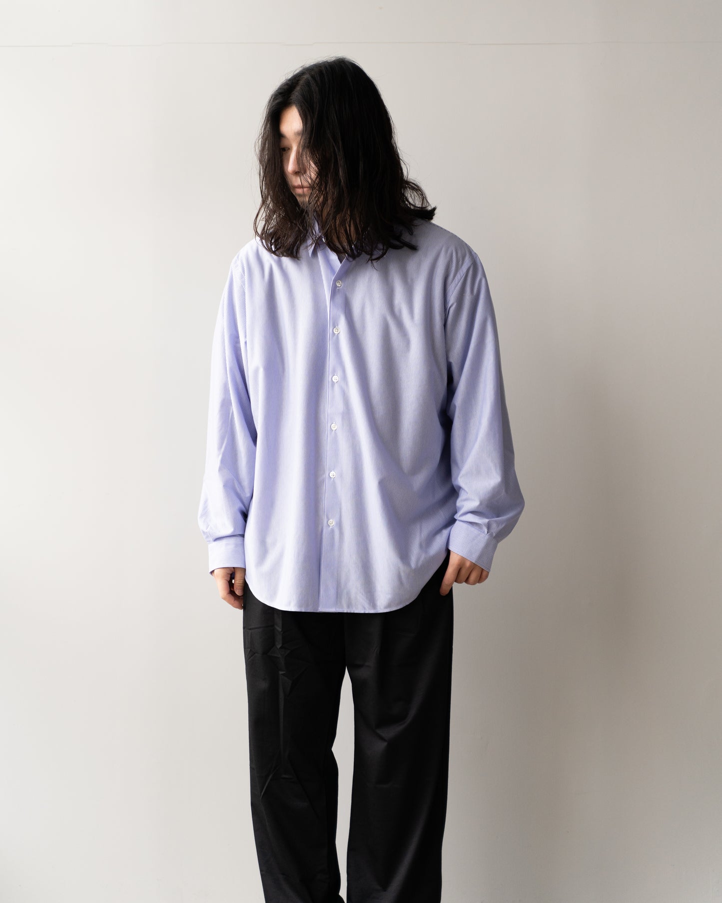 46G STRIPE ATMOSPHERE SHIRT - BLUE