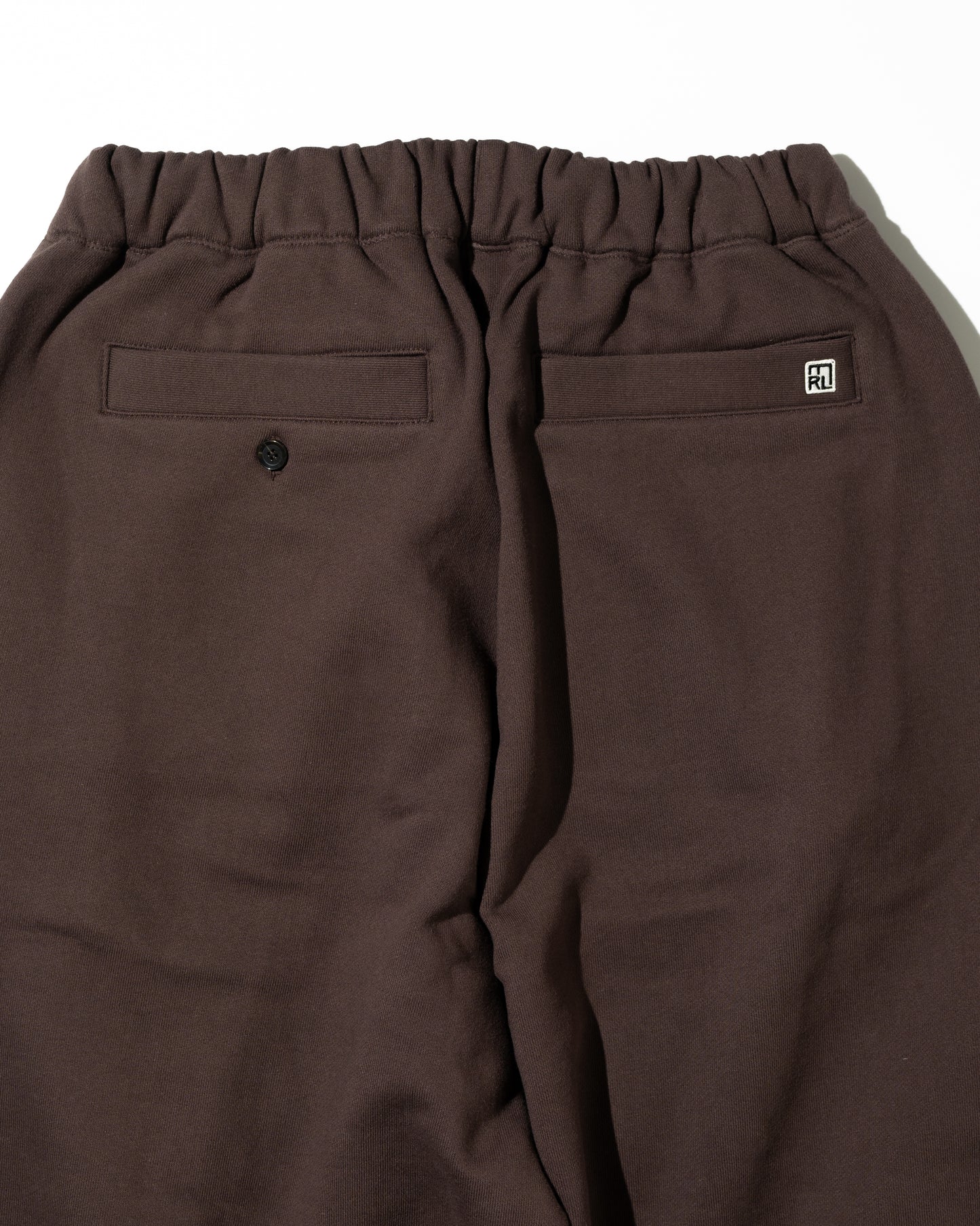 PINTUCK JERSEY WIDE PANTS - HICKORYBROWN