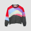 MOHAIR CREW NECK SWEATER - MULTI COLOR