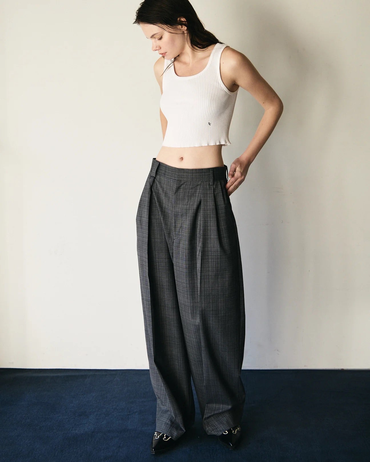 MIDRIFF SKINTOP - OFF WHITE