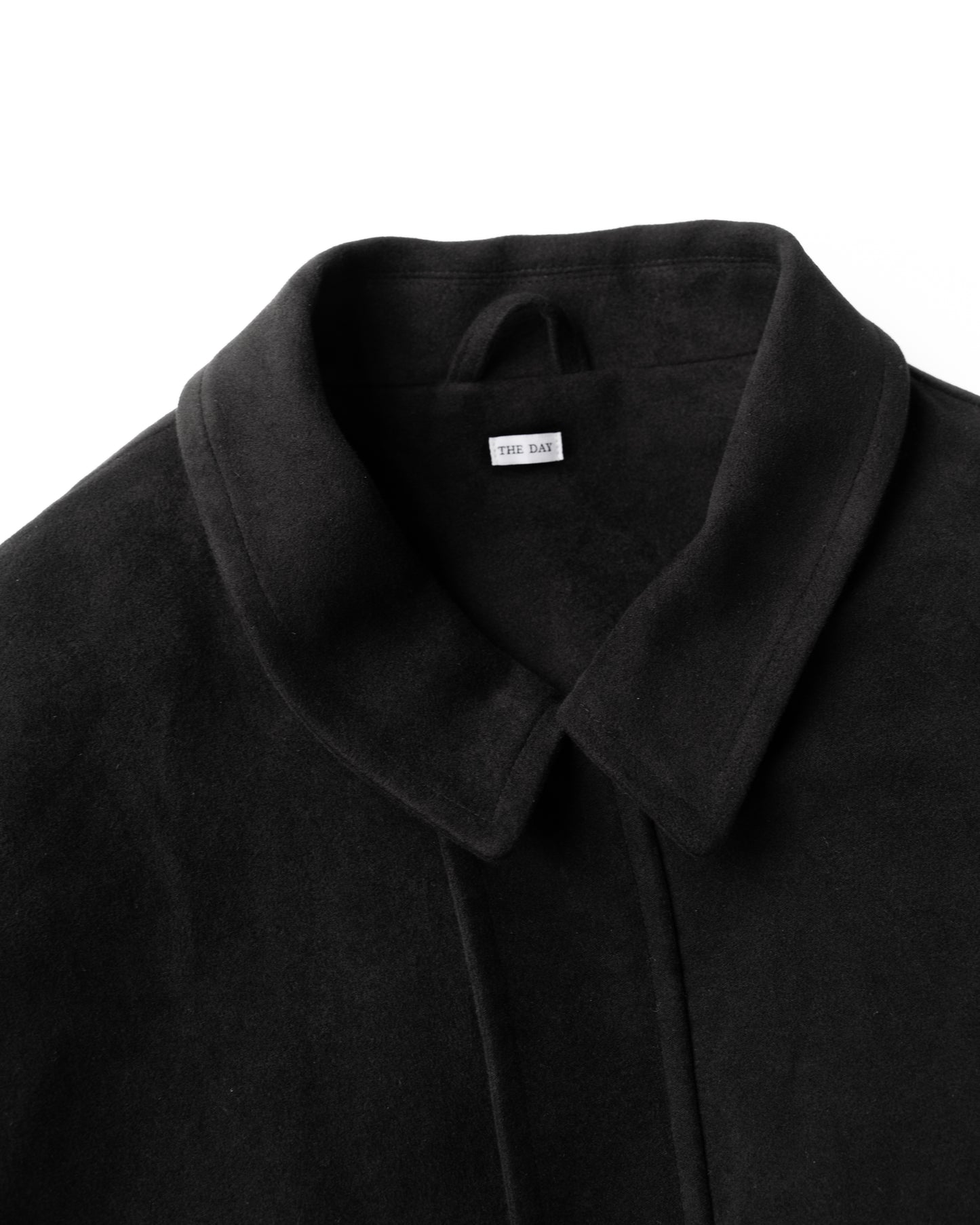 BRITISH MOLESKIN HARRINGTON JACKET - BLACK