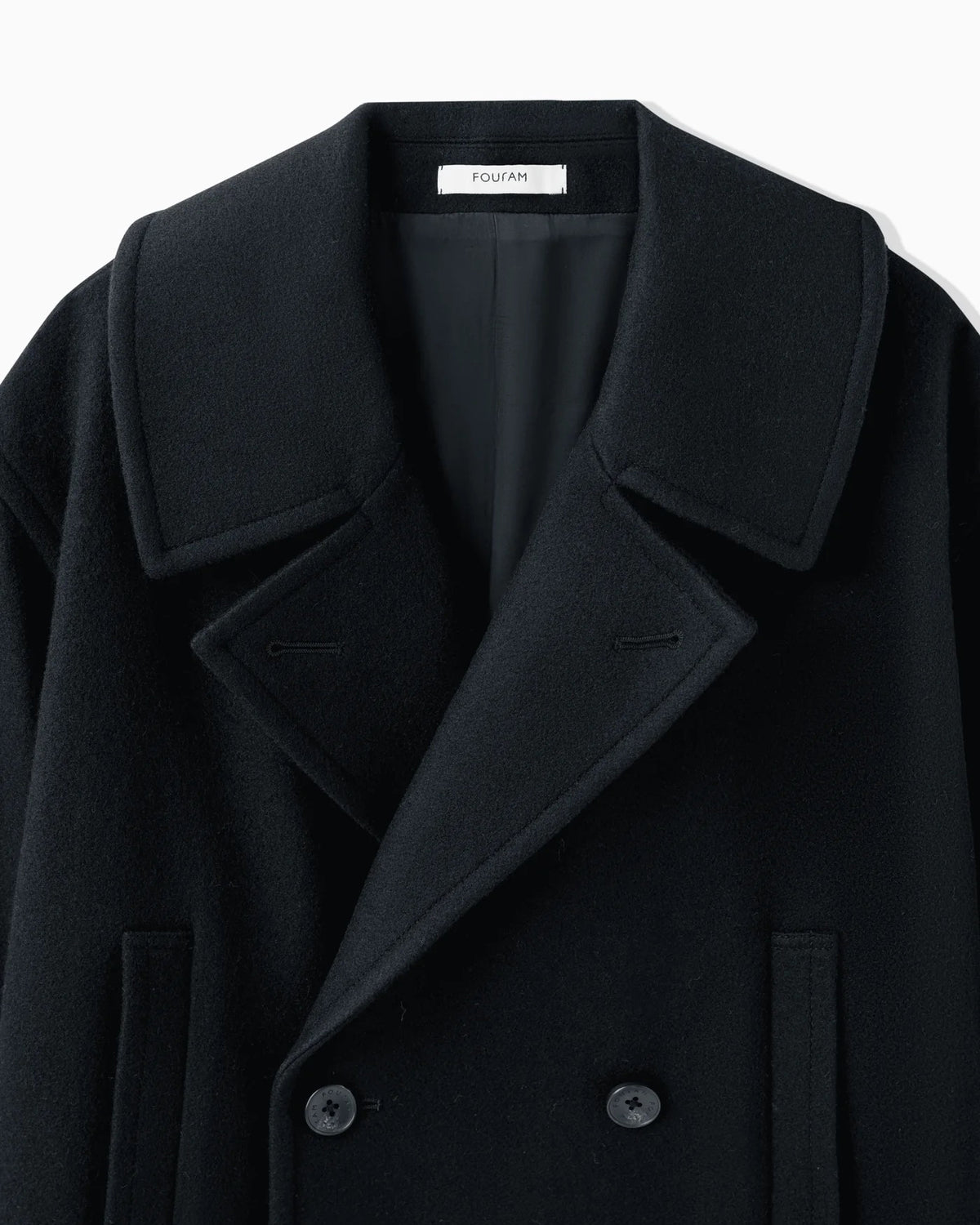 PEA JACKET - BLACK