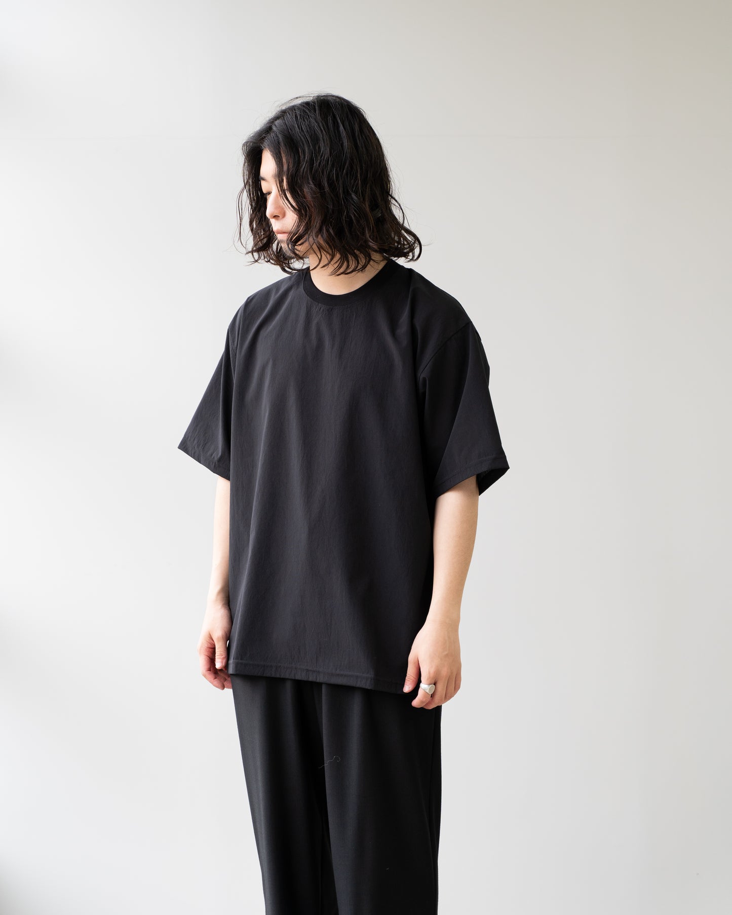 QUICK DRY STRETCH T-SHIRT - BLACK