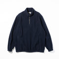 BRUSHED WOOL PULLOVER - NAVY