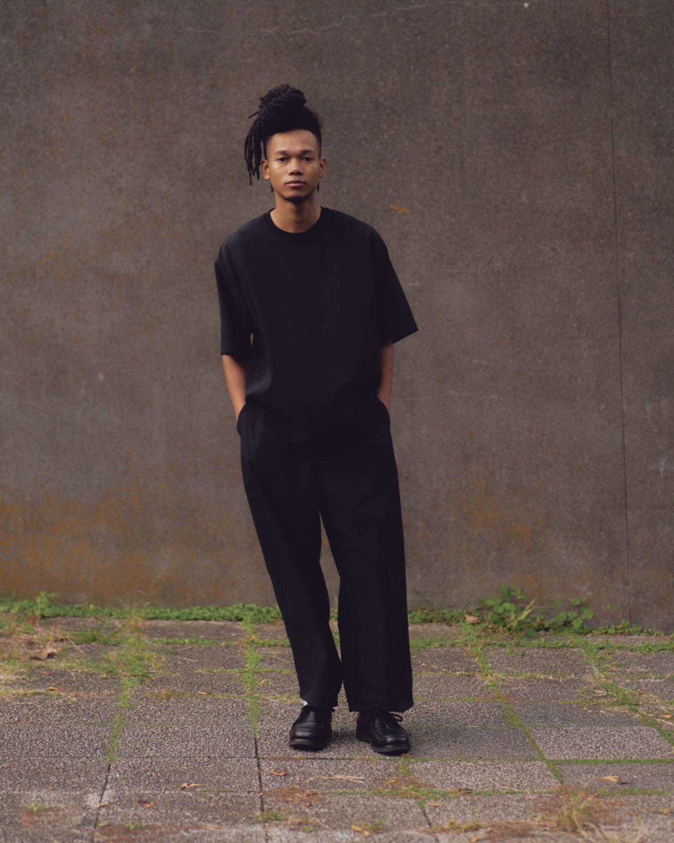 QUICK DRY STRETCH EASY PANTS - BLACK