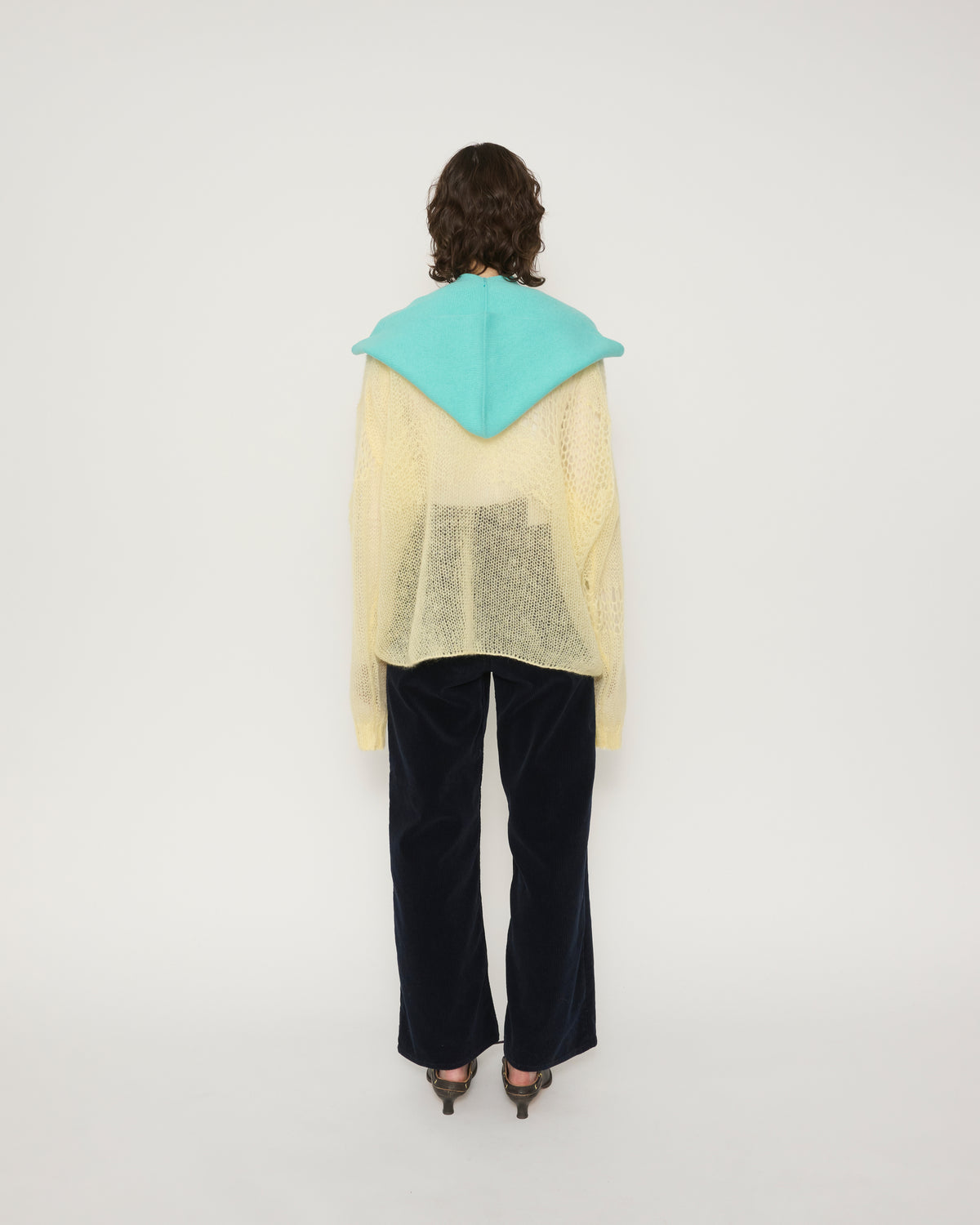 MOHAIR CREW NECK SWEATER - MINT