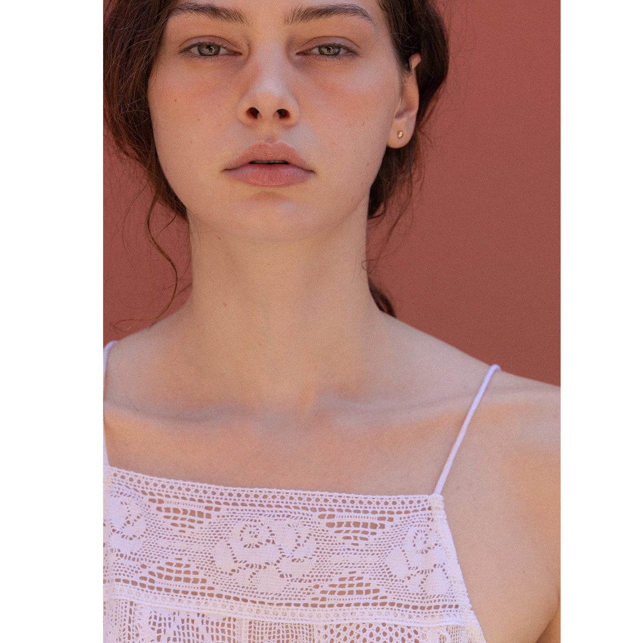 REMAKE LACE CAMI - WHITE