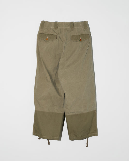 SULFER CANVAS NIDOM PANTS - OLIVE