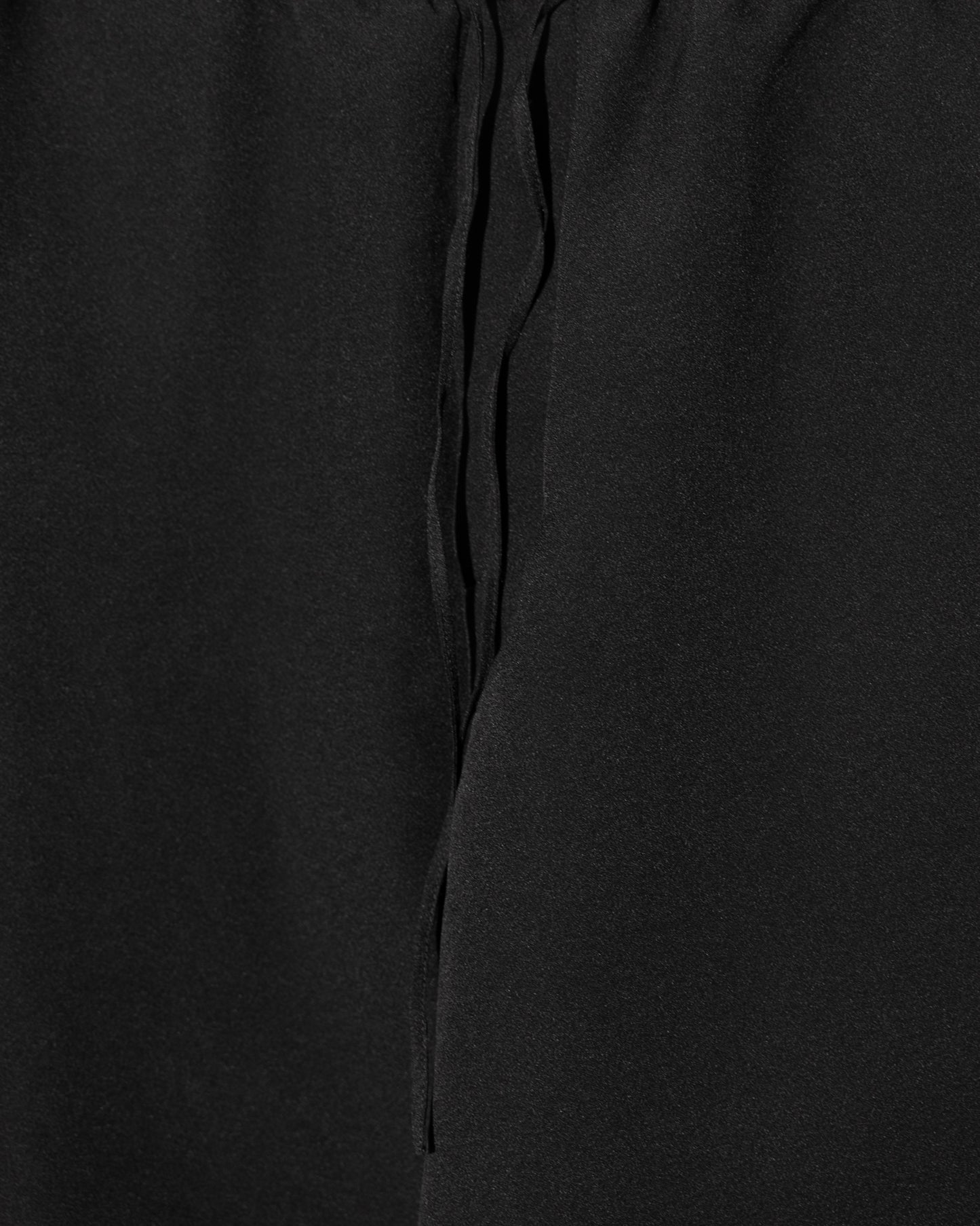 SILK ACETATE EASY PANTS - BLACK