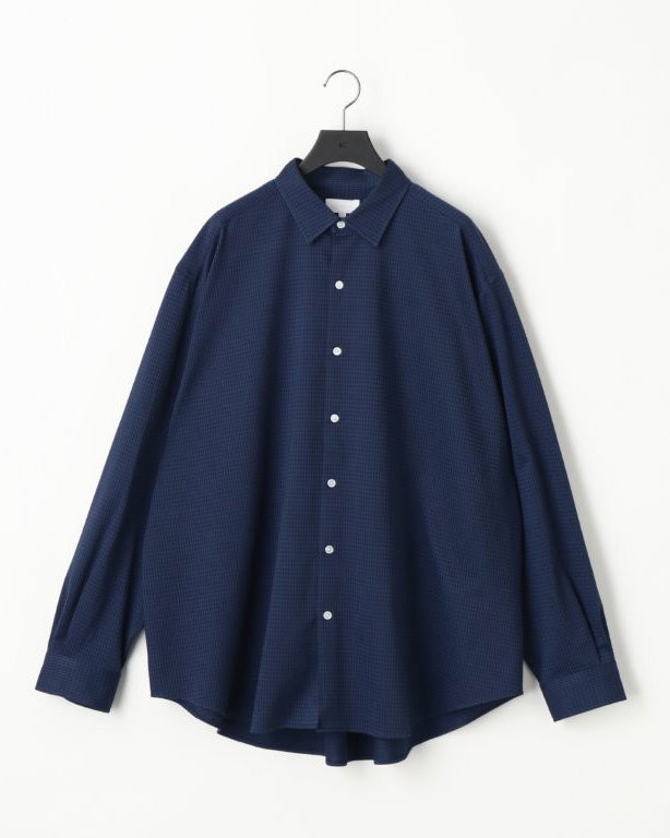 36G ATMOSPHERE CHECK SHIRT - NAVY