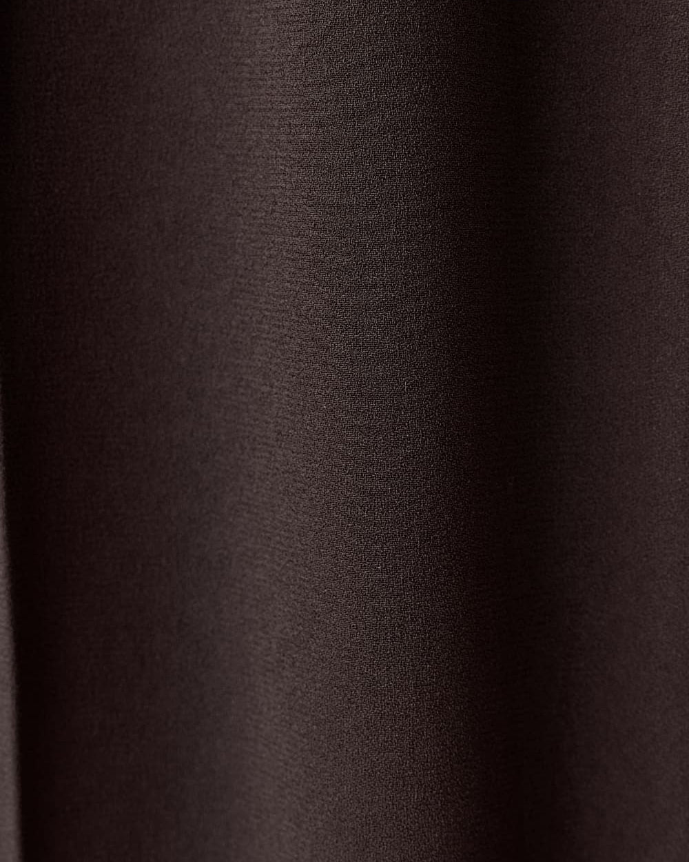 BACK SATIN 2TACK PANTS - BROWN