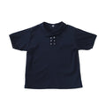 ASYMME POLO WITH TAB - NAVY