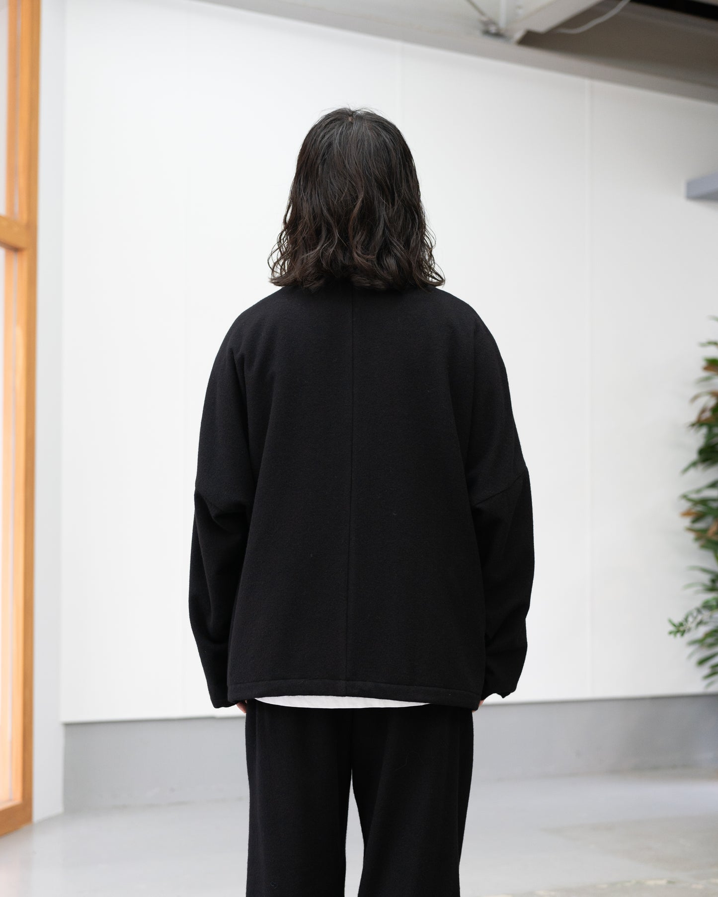 CASHMERE ZIP JACKET - BLACK