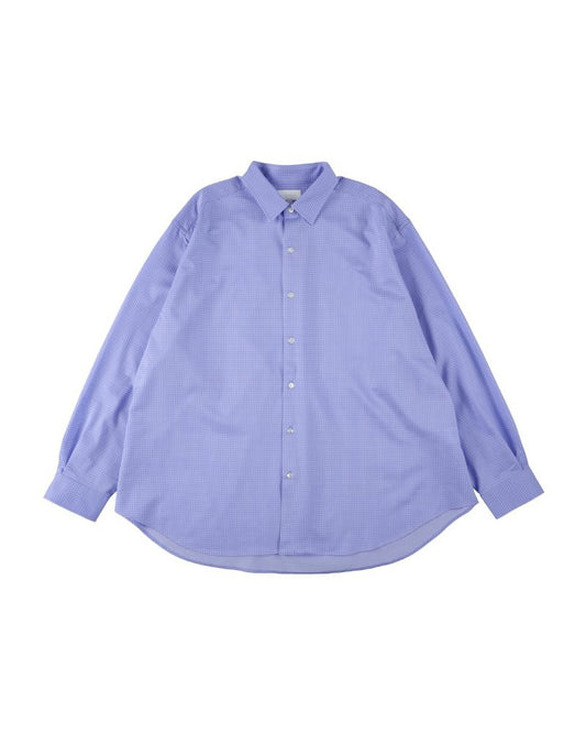 36G ATMOSPHERE CHECK SHIRT - PURPLE